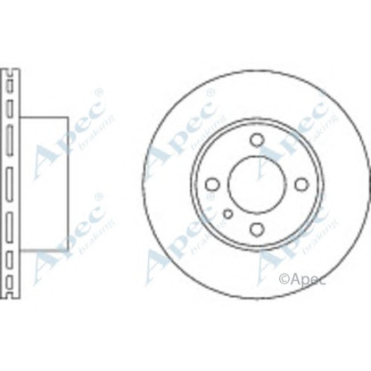 Foto Disco de freno APEC braking DSK130