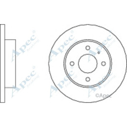 Photo Brake Disc APEC braking DSK156