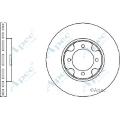 Photo Disque de frein APEC braking DSK160