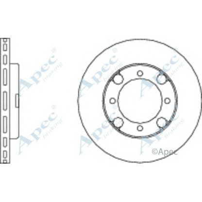 Photo Disque de frein APEC braking DSK169