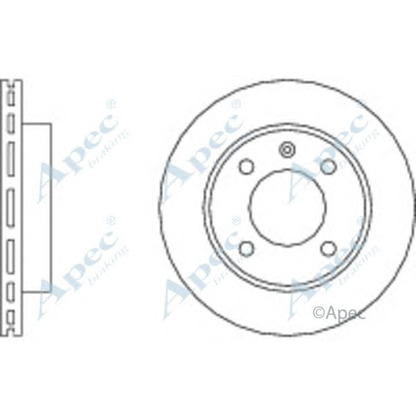 Foto Disco  freno APEC braking DSK175