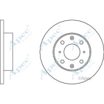 Foto Bremsscheibe APEC braking DSK194