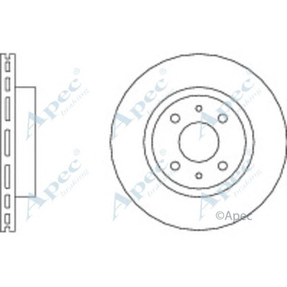 Photo Disque de frein APEC braking DSK201