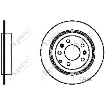 Foto Bremsscheibe APEC braking DSK2029