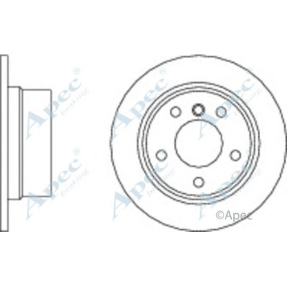 Photo Disque de frein APEC braking DSK2040