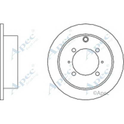 Photo Disque de frein APEC braking DSK2045