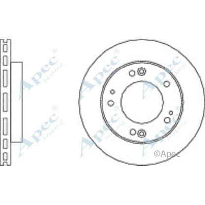 Foto Bremsscheibe APEC braking DSK2054