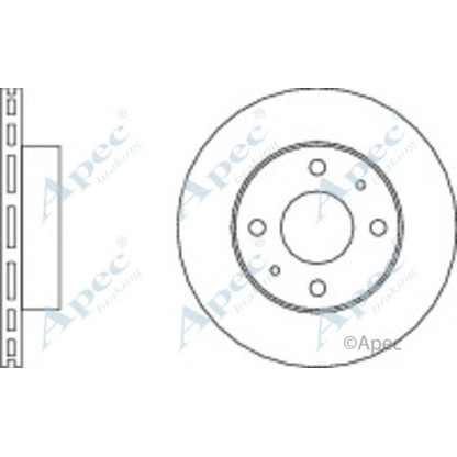 Photo Disque de frein APEC braking DSK2055