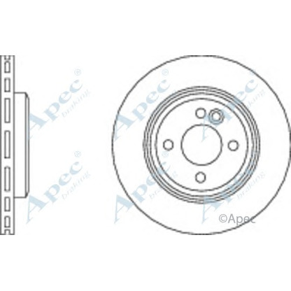 Foto Disco de freno APEC braking DSK2060