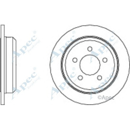 Фото Тормозной диск APEC braking DSK2066