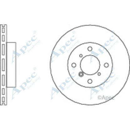 Zdjęcie Tarcza hamulcowa APEC braking DSK2073