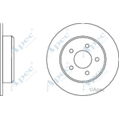 Foto Disco de freno APEC braking DSK2079