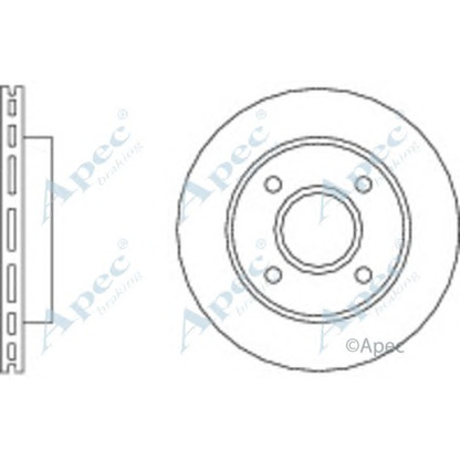 Foto Disco  freno APEC braking DSK208