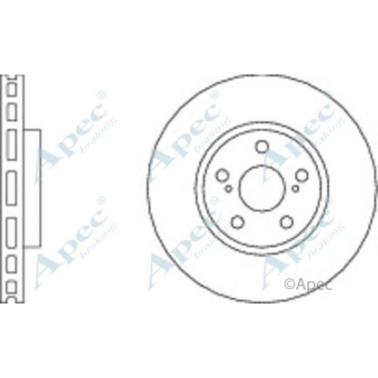 Foto Bremsscheibe APEC braking DSK2093