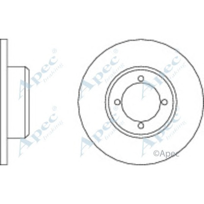 Zdjęcie Tarcza hamulcowa APEC braking DSK210