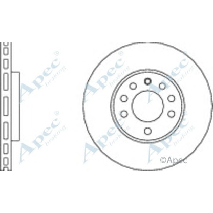 Photo Disque de frein APEC braking DSK2101