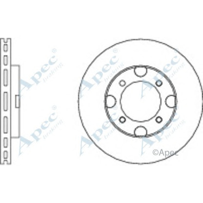 Photo Disque de frein APEC braking DSK211