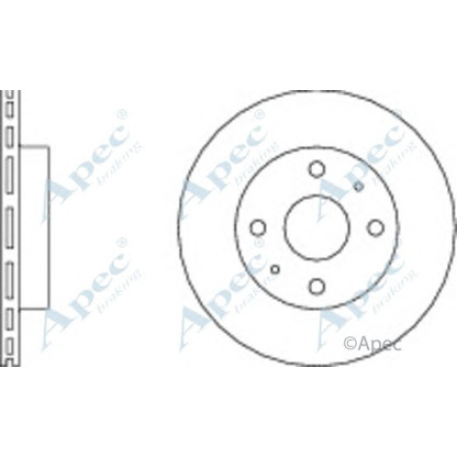 Photo Disque de frein APEC braking DSK2112