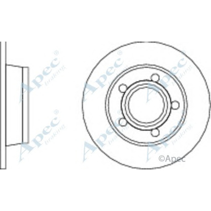 Foto Disco de freno APEC braking DSK2117