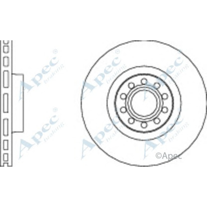 Foto Bremsscheibe APEC braking DSK2119