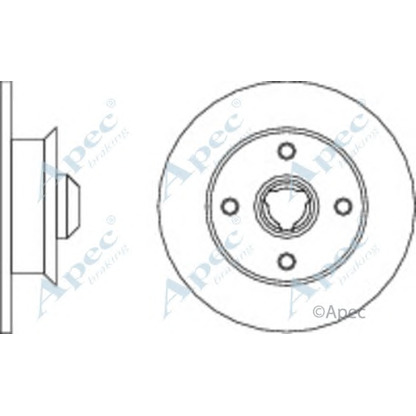 Foto Bremsscheibe APEC braking DSK213