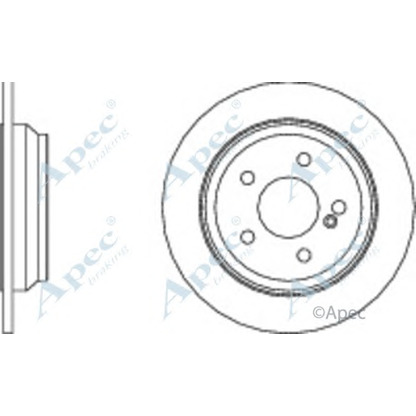 Фото Тормозной диск APEC braking DSK2135