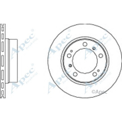 Photo Disque de frein APEC braking DSK2139