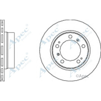 Foto Disco de freno APEC braking DSK2139