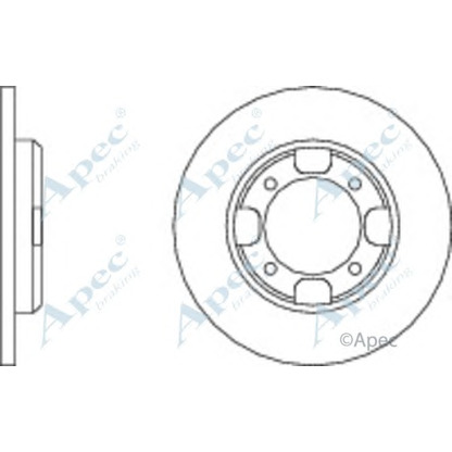 Photo Disque de frein APEC braking DSK216