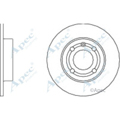 Photo Brake Disc APEC braking DSK2165