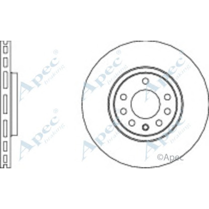 Photo Disque de frein APEC braking DSK2176