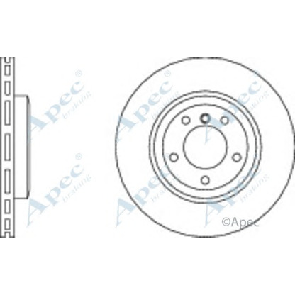 Photo Disque de frein APEC braking DSK2181