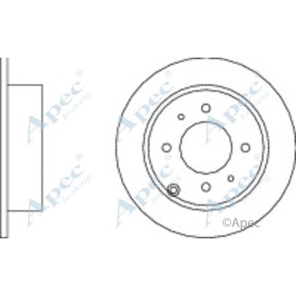 Foto Bremsscheibe APEC braking DSK2191