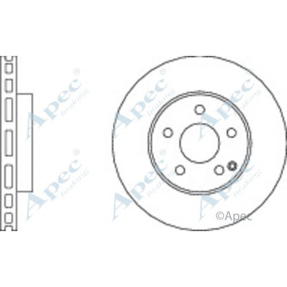 Foto Bremsscheibe APEC braking DSK2195