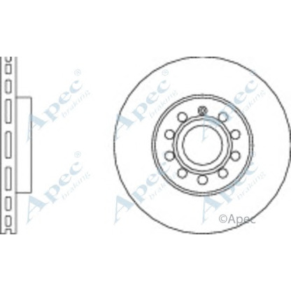 Photo Disque de frein APEC braking DSK2207