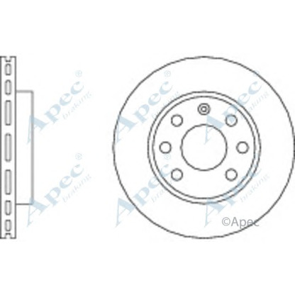 Photo Disque de frein APEC braking DSK221