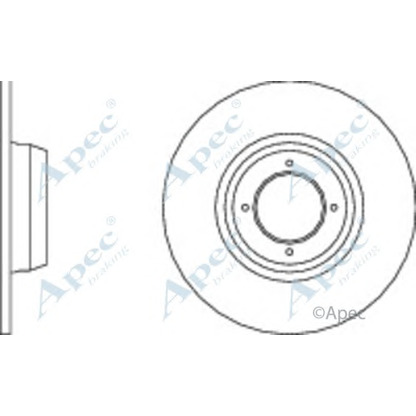 Zdjęcie Tarcza hamulcowa APEC braking DSK261