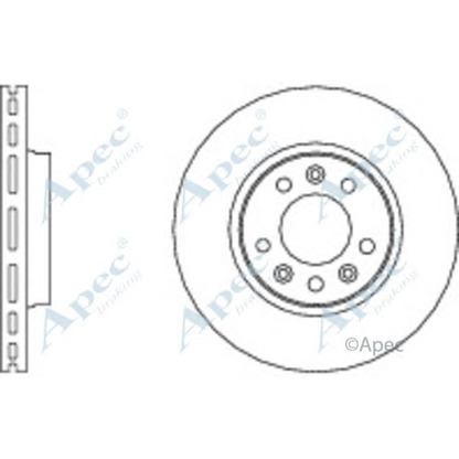 Photo Disque de frein APEC braking DSK2610