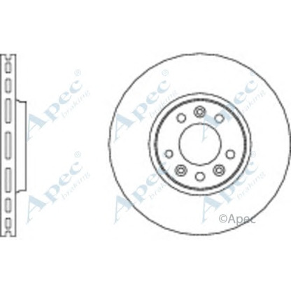 Photo Disque de frein APEC braking DSK2611