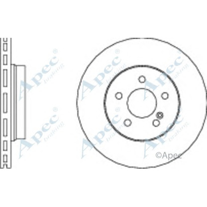 Foto Bremsscheibe APEC braking DSK2613