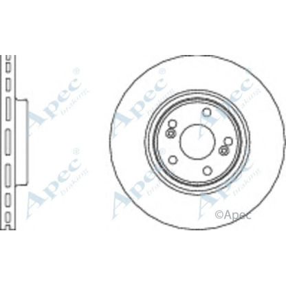 Photo Disque de frein APEC braking DSK2615