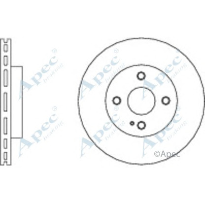 Photo Disque de frein APEC braking DSK2630