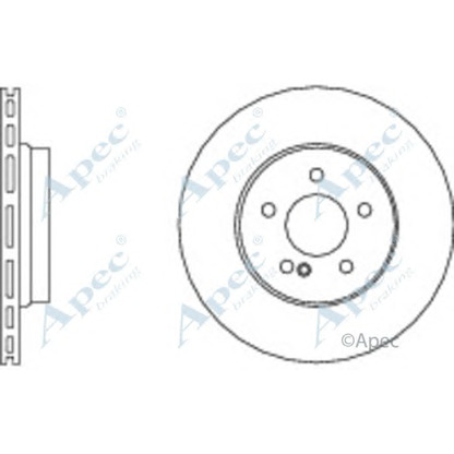 Photo Disque de frein APEC braking DSK2636