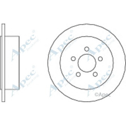 Zdjęcie Tarcza hamulcowa APEC braking DSK2641