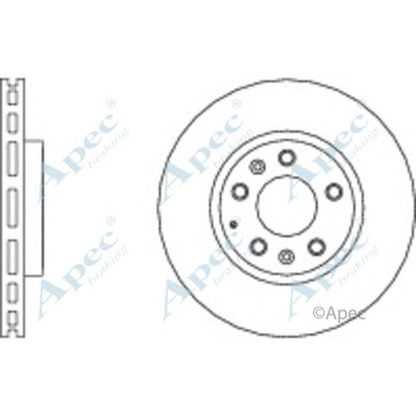 Zdjęcie Tarcza hamulcowa APEC braking DSK2644