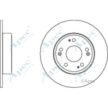 Zdjęcie Tarcza hamulcowa APEC braking DSK2651