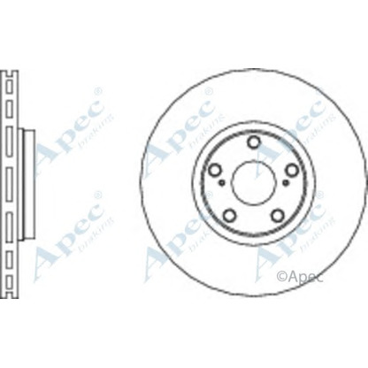 Photo Disque de frein APEC braking DSK2655