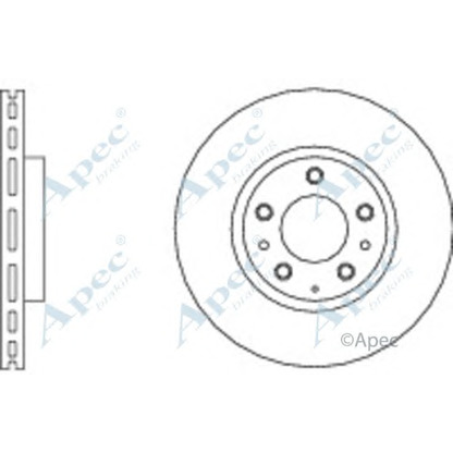 Foto Disco de freno APEC braking DSK2665