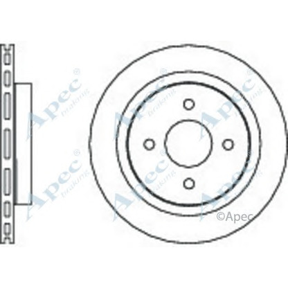 Фото Тормозной диск APEC braking DSK2671