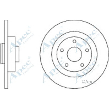 Photo Brake Disc APEC braking DSK2680